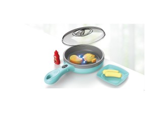 Синяя игрушка-сковородка с аксессуарами и подсветкой, ZJA343919