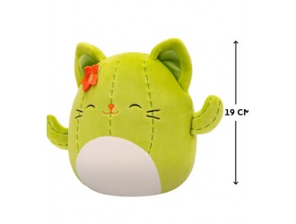 Плюшевая игрушка 19 см, Мисс. Мисс зеленый кактусовый кот, Squishmallows
