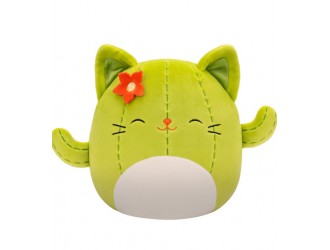 Плюшевая игрушка 19 см, Мисс. Мисс зеленый кактусовый кот, Squishmallows