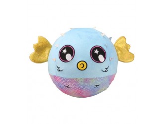 Jucarie gonflabila Peste Fugu 22 cm minge pufoasa cu pompa Biggies