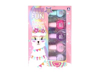 Набор из 5 блестящих лаков для ногтей разных цветов Lamma Fun, ZJA293727