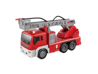 Пожарная машина с водяным шлангом, инерция, свет и звук, 1:16, jstoys, ZJA278632