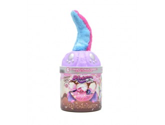 Jucarie pe plus surpriza, Misfittens Mini W3 Pisica in borcan 20 cm, diverse tipuri