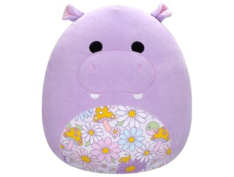 Плюшевая игрушка 19 см, фиолетовый бегемот Ханна, Squishmallows
