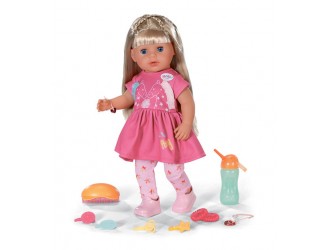 Кукла Baby Born Сестра в розовом платье 36 см