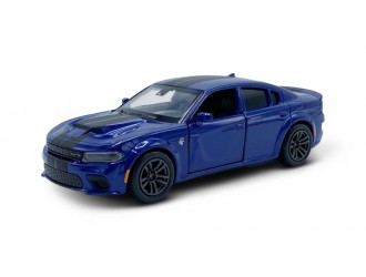 Модель автомобиля Dodge Charger, Синий/Чёрный, 1:36, механизм pull-back, LHD, TAYUMO