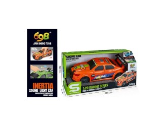 Оранжевая гоночная машина со звуками и светом, 1:20, jstoys, ZJA364041