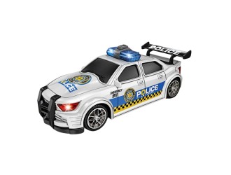 Белая полицейская машина со звуками и светом, 1:20, jstoys, ZJA364043