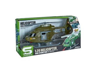 Военный вертолет с инерцией, звуками и светом, 1:20, jstoys, ZJA363889