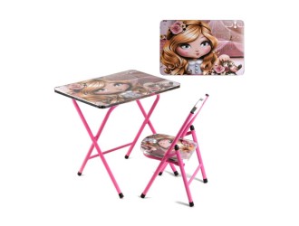 Столик "Цветочница" с розовым стулом, ZJA364937