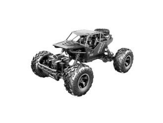 Внедорожник Rover с дистанционным управлением, большие колеса, фары, аккумулятор 3,7 В, серая, ZJA133483