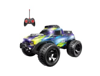 Машинка Cross Country RC, светящийся корпус, функция Try Me, аккумулятор, синяя, ZJA362021