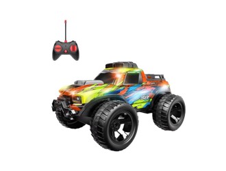Машинка Cross Country RC, светящийся корпус, функция Try Me, аккумулятор, красный, ZJA362021