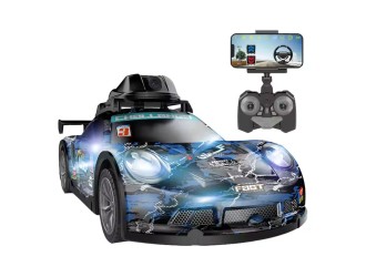 FPV Racing RC Camera Car, светящийся корпус, управление через приложение, аккумулятор, синий, ZJA362022