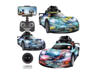 FPV Racing RC Camera Car, светящийся корпус, управление через приложение, аккумулятор, бирюзовый, ZJA362022