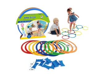 Игровой набор "Прыжки с разноцветными обручами", ZJA289564
