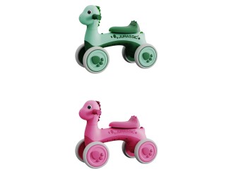 Толокар Dino Jurassic на 4 колесах, разные цвета, ZJA368332