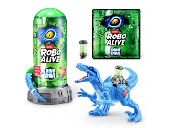 Jucarie interactiva cu sunete Velocisaurus, Robo Alive Dino DNA, Zuru