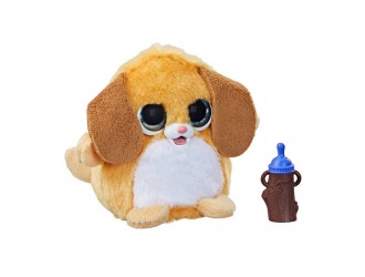 Jucarie Catelus interactiv, 9 cm, cu sunete si lumini, Furreal seria Fuzz-A-Lots 