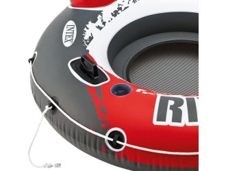 Надувной круг "River Run" с подлокотниками и спинкой, диаметр 135 см, до 100 кг, INTEX