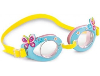 Очки для плавания "Веселые", 3-8 лет, 3 цвета, INTEX