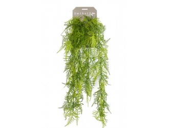Tufa suspendata artificiala Asparagus plumosus, 6 ramuri, 80cm
