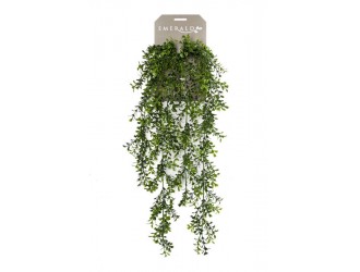 Tufa suspendata artificiala de Buxus, 6 ramuri, 75cm