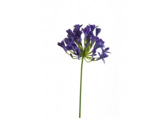 Agapanthus artificial, albastru, 75cm