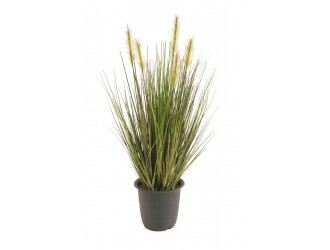 Planta artificiala de iarba decorativa in ghiveci, verde, 45cm