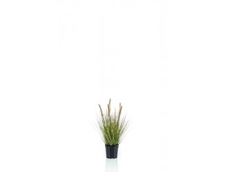 Iarba decorativa artificiala Pennisetum in ghiveci, 45cm