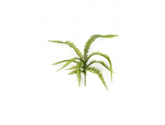 Tufa artificiala feriga, 11 frunze, verde, 58cm