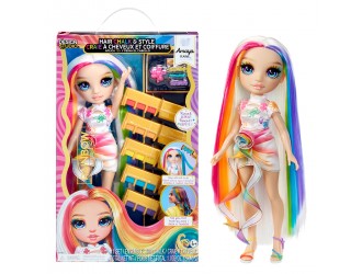 Игровой набор с куклой Rainbow High серии Мелки для волос и стиль - Амая