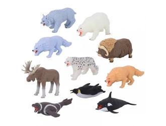 67/CN24 Figurina elastica surpriza, Animalele Polare, Sbabam, diverse tipuri 