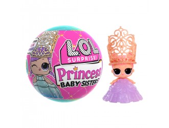 Papusica bebe L.O.L. Surprise! seria Princess Baby Sisters