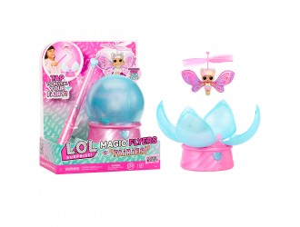 Set de joaca cu papusa zburatoare L.O.L. Surprise! seria Magic Flyers Fairies Flower Child