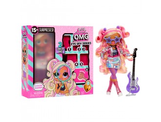 Set de joaca cu papusa L.O.L. Surprise! O.M.G. Seria Eye Spy–Jordan Boltz (Rockstar)