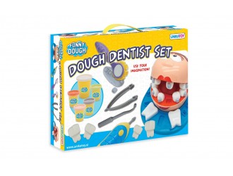 Set cu pasta de modelat Dentist cu accesorii UNIKATOY 25515