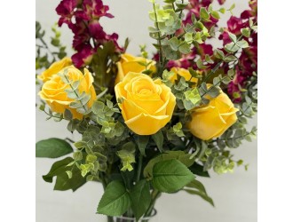 Букет Yellow Bliss в вазе