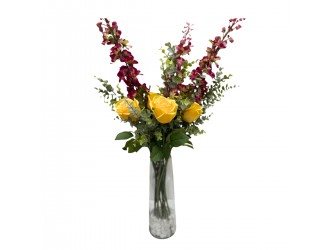 Букет Yellow Bliss в вазе