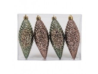 Set globuri 12 cm 4buc.
