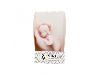 Ароматическая свеча "В ладони мамы" 10,5x6 см (разные цвета и ароматы) 128 г