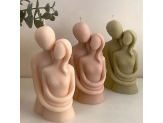 Ароматическая свеча "Влюблённые" 9x6,4 см (разные цвета и ароматы)