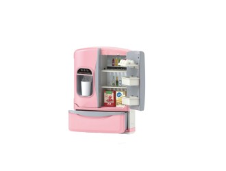 Jucarie Frigider roz cu fum, sunete, lumini si accesorii ZJA348213