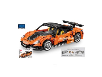 КОНСТРУКТОР ОРАНЖЕВАЯ РАДИОУПРАВЛЯЕМАЯ МАШИНКА С АККУМУЛЯТОРОМ НА 491 ЭЛ., ZJA351306