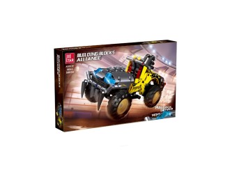 КОНСТРУКТОР ЖЕЛТАЯ МАШИНА-МОНСТР С ОТКАТНЫМ МЕХАНИЗМОМ 395 ЭЛ., ZJA351152