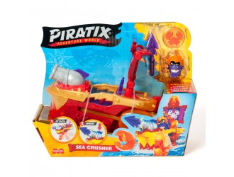 Игровой набор Piratix S - Пиратский корабль Морской громовержец