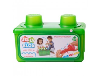 Сенсорный конструктор Jelly Blox - В кейсе 2 в 1: строй-складывай