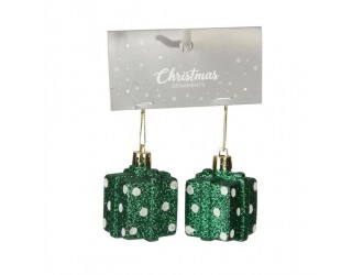 Set ornament Zaruri verzi 2 buc.