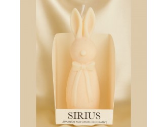 Ароматическая свеча Кролик с бантом, 15 см