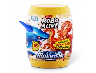 Jucarie inotatoare Rechin, Robo Alive seria Deep Sea Monster, S1 ZURU
